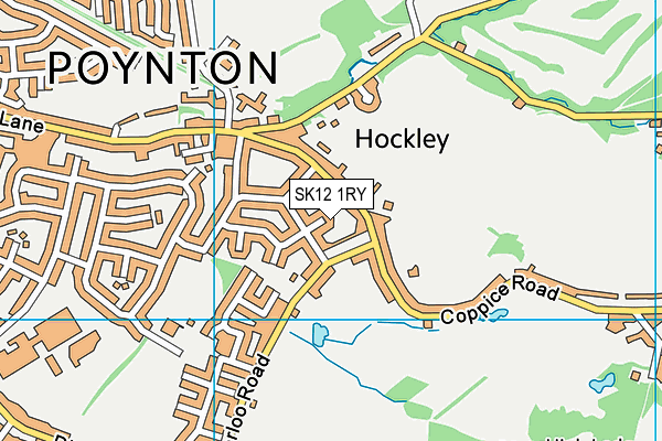 SK12 1RY map - OS VectorMap District (Ordnance Survey) SK12 1RY map - OS VectorMap District (Ordnance Survey)