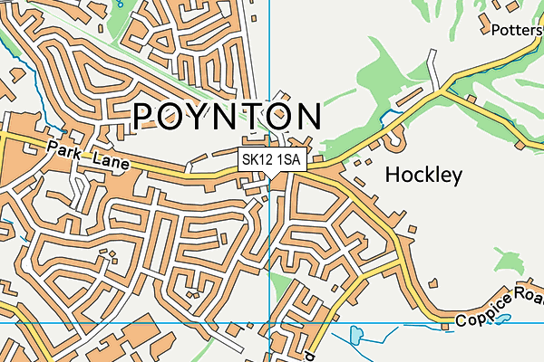 SK12 1SA map - OS VectorMap District (Ordnance Survey) SK12 1SA map - OS VectorMap District (Ordnance Survey)