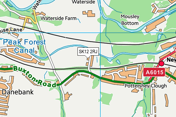 SK12 2RJ map - OS VectorMap District (Ordnance Survey) SK12 2RJ map - OS VectorMap District (Ordnance Survey)