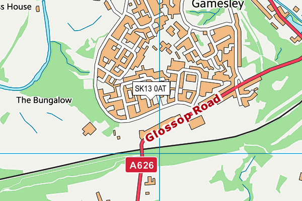 SK13 0AT map - OS VectorMap District (Ordnance Survey) SK13 0AT map - OS VectorMap District (Ordnance Survey)