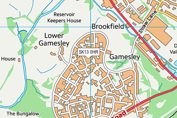 SK13 0HR map - OS VectorMap District (Ordnance Survey) SK13 0HR map - OS VectorMap District (Ordnance Survey)