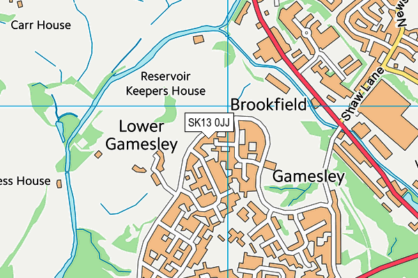SK13 0JJ map - OS VectorMap District (Ordnance Survey) SK13 0JJ map - OS VectorMap District (Ordnance Survey)