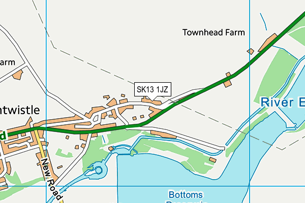 SK13 1JZ map - OS VectorMap District (Ordnance Survey)