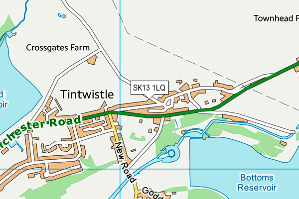 SK13 1LQ map - OS VectorMap District (Ordnance Survey) SK13 1LQ map - OS VectorMap District (Ordnance Survey)