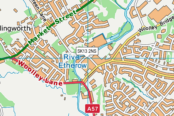 SK13 2NS map - OS VectorMap District (Ordnance Survey) SK13 2NS map - OS VectorMap District (Ordnance Survey)