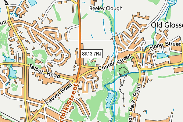 SK13 7RJ map - OS VectorMap District (Ordnance Survey) SK13 7RJ map - OS VectorMap District (Ordnance Survey)