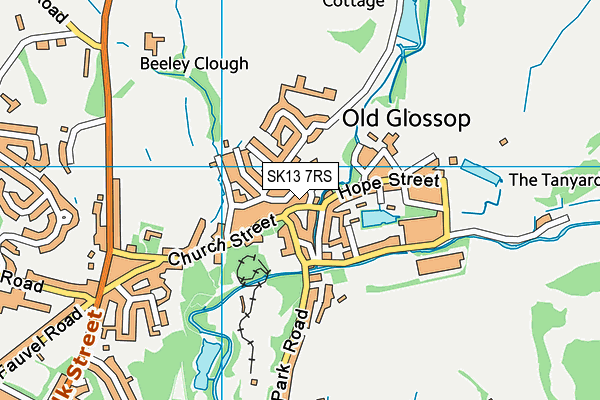 SK13 7RS map - OS VectorMap District (Ordnance Survey) SK13 7RS map - OS VectorMap District (Ordnance Survey)
