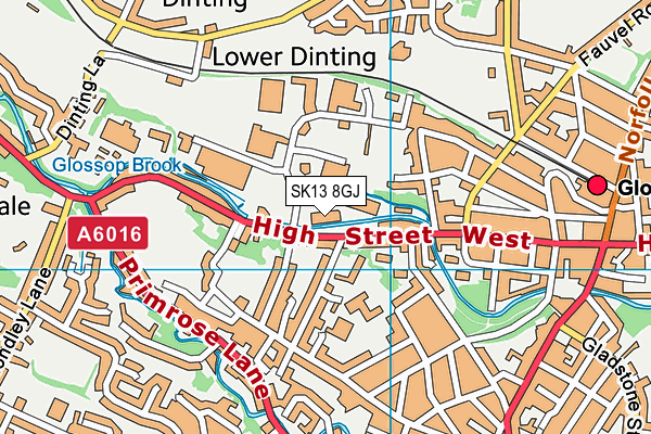 SK13 8GJ map - OS VectorMap District (Ordnance Survey) SK13 8GJ map - OS VectorMap District (Ordnance Survey)