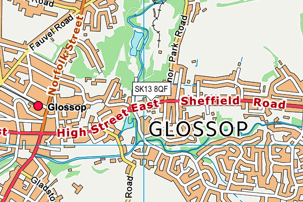 SK13 8QF map - OS VectorMap District (Ordnance Survey) SK13 8QF map - OS VectorMap District (Ordnance Survey)