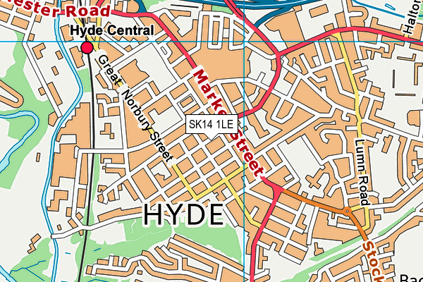 SK14 1LE map - OS VectorMap District (Ordnance Survey) SK14 1LE map - OS VectorMap District (Ordnance Survey)