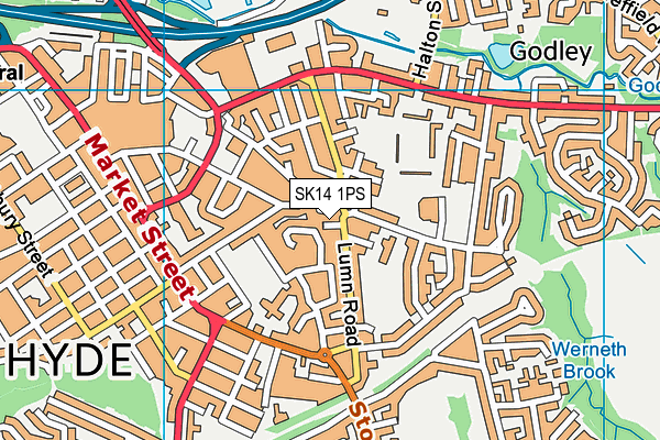 SK14 1PS map - OS VectorMap District (Ordnance Survey) SK14 1PS map - OS VectorMap District (Ordnance Survey)