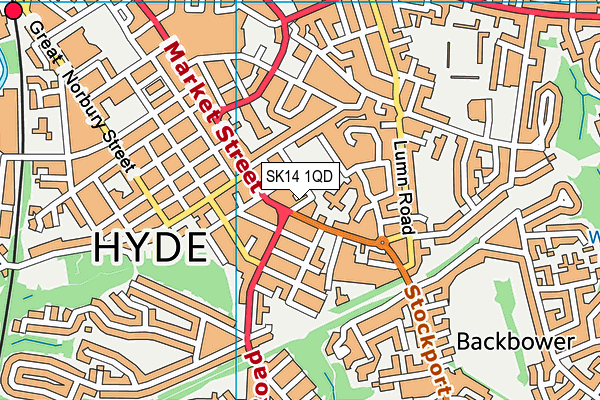 SK14 1QD map - OS VectorMap District (Ordnance Survey) SK14 1QD map - OS VectorMap District (Ordnance Survey)