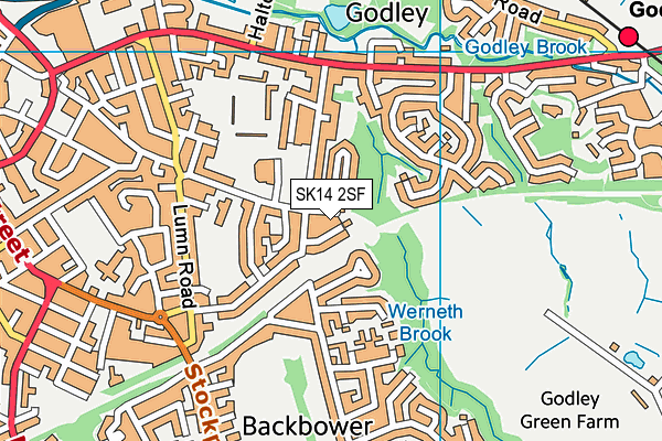 SK14 2SF map - OS VectorMap District (Ordnance Survey) SK14 2SF map - OS VectorMap District (Ordnance Survey)