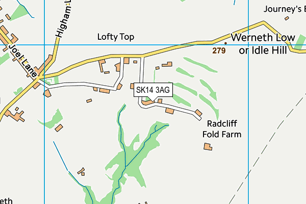 SK14 3AG map - OS VectorMap District (Ordnance Survey) SK14 3AG map - OS VectorMap District (Ordnance Survey)