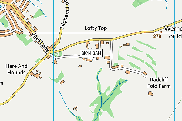 SK14 3AH map - OS VectorMap District (Ordnance Survey) SK14 3AH map - OS VectorMap District (Ordnance Survey)
