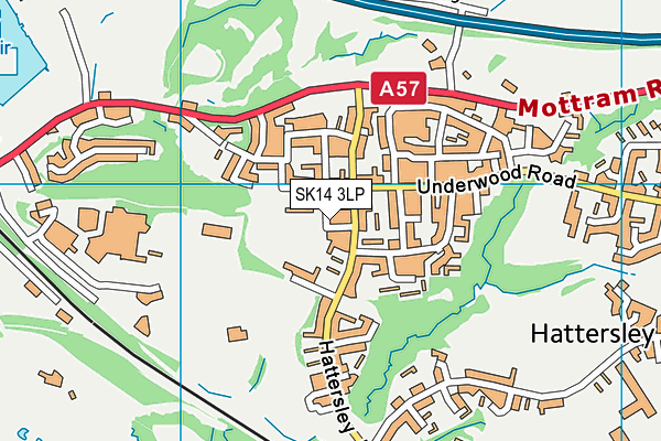 SK14 3LP map - OS VectorMap District (Ordnance Survey) SK14 3LP map - OS VectorMap District (Ordnance Survey)