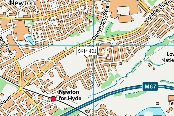 SK14 4DJ map - OS VectorMap District (Ordnance Survey) SK14 4DJ map - OS VectorMap District (Ordnance Survey)