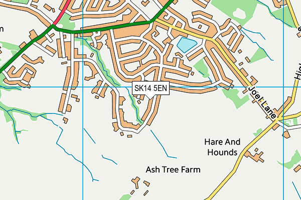 SK14 5EN map - OS VectorMap District (Ordnance Survey) SK14 5EN map - OS VectorMap District (Ordnance Survey)