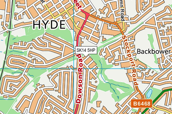SK14 5HP map - OS VectorMap District (Ordnance Survey) SK14 5HP map - OS VectorMap District (Ordnance Survey)
