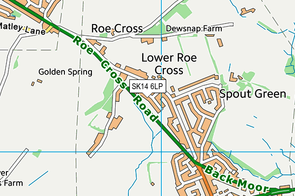 SK14 6LP map - OS VectorMap District (Ordnance Survey) SK14 6LP map - OS VectorMap District (Ordnance Survey)