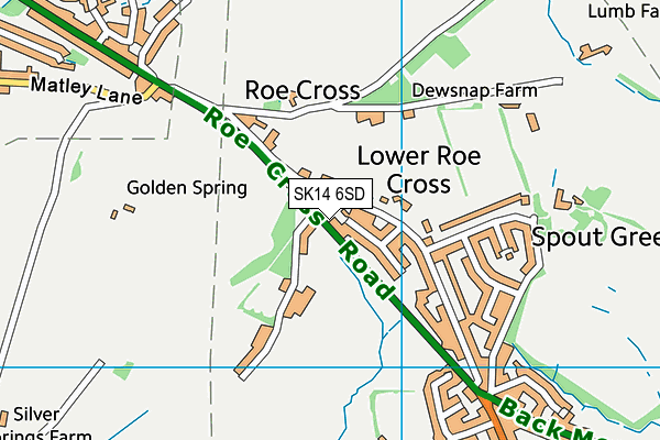 SK14 6SD map - OS VectorMap District (Ordnance Survey) SK14 6SD map - OS VectorMap District (Ordnance Survey)