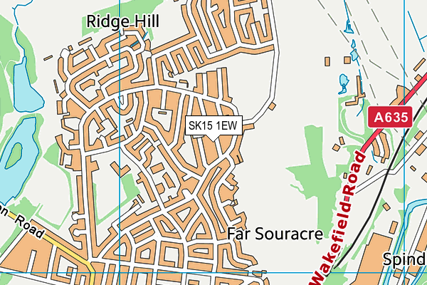 SK15 1EW map - OS VectorMap District (Ordnance Survey) SK15 1EW map - OS VectorMap District (Ordnance Survey)