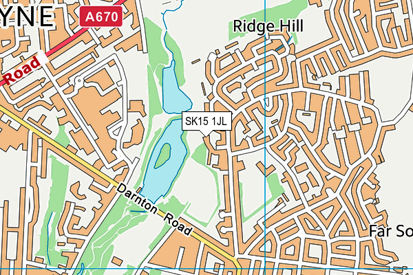 SK15 1JL map - OS VectorMap District (Ordnance Survey) SK15 1JL map - OS VectorMap District (Ordnance Survey)