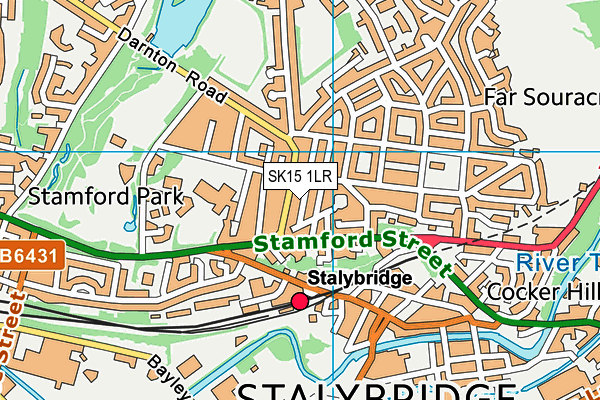 SK15 1LR map - OS VectorMap District (Ordnance Survey) SK15 1LR map - OS VectorMap District (Ordnance Survey)