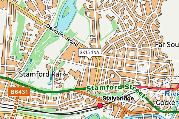 SK15 1NA map - OS VectorMap District (Ordnance Survey) SK15 1NA map - OS VectorMap District (Ordnance Survey)