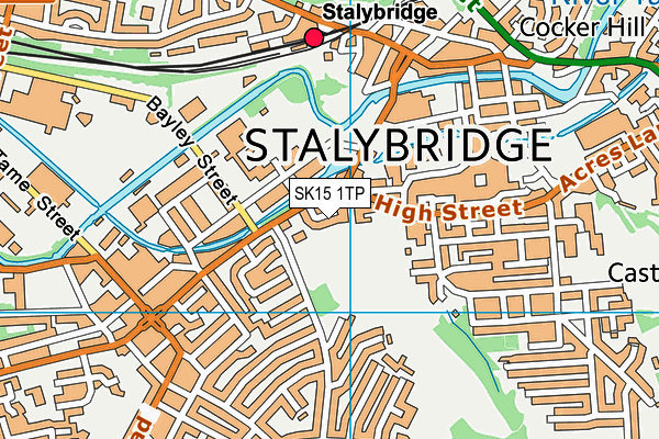 SK15 1TP map - OS VectorMap District (Ordnance Survey) SK15 1TP map - OS VectorMap District (Ordnance Survey)