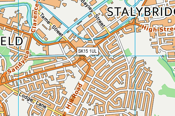 SK15 1UL map - OS VectorMap District (Ordnance Survey) SK15 1UL map - OS VectorMap District (Ordnance Survey)