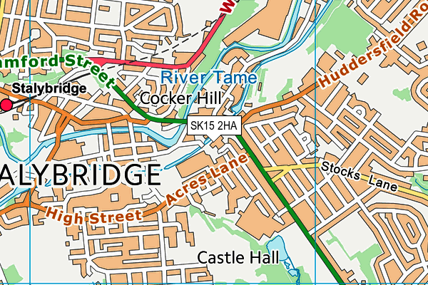 SK15 2HA map - OS VectorMap District (Ordnance Survey) SK15 2HA map - OS VectorMap District (Ordnance Survey)