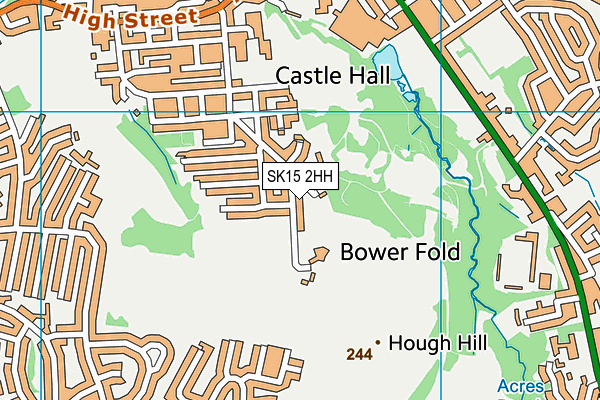 SK15 2HH map - OS VectorMap District (Ordnance Survey) SK15 2HH map - OS VectorMap District (Ordnance Survey)
