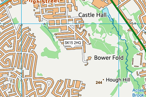 SK15 2HQ map - OS VectorMap District (Ordnance Survey) SK15 2HQ map - OS VectorMap District (Ordnance Survey)