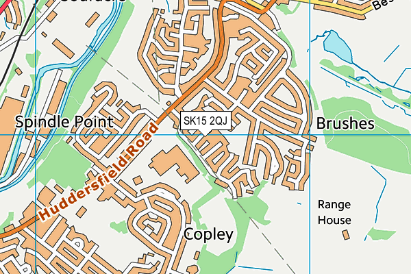 SK15 2QJ map - OS VectorMap District (Ordnance Survey) SK15 2QJ map - OS VectorMap District (Ordnance Survey)