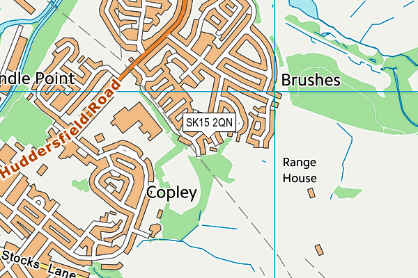 SK15 2QN map - OS VectorMap District (Ordnance Survey) SK15 2QN map - OS VectorMap District (Ordnance Survey)