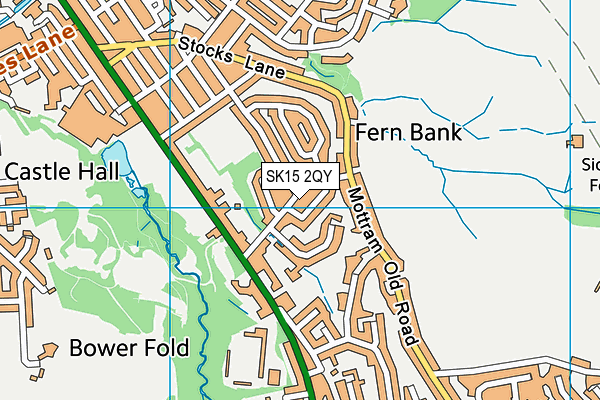 SK15 2QY map - OS VectorMap District (Ordnance Survey) SK15 2QY map - OS VectorMap District (Ordnance Survey)