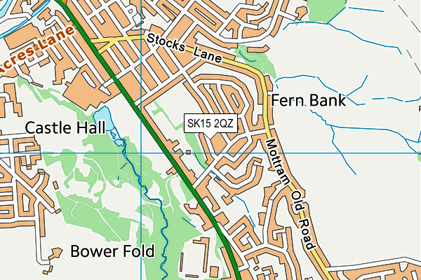 SK15 2QZ map - OS VectorMap District (Ordnance Survey) SK15 2QZ map - OS VectorMap District (Ordnance Survey)