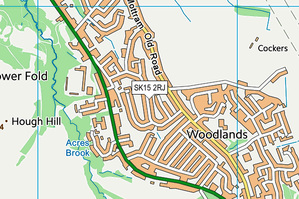 SK15 2RJ map - OS VectorMap District (Ordnance Survey) SK15 2RJ map - OS VectorMap District (Ordnance Survey)