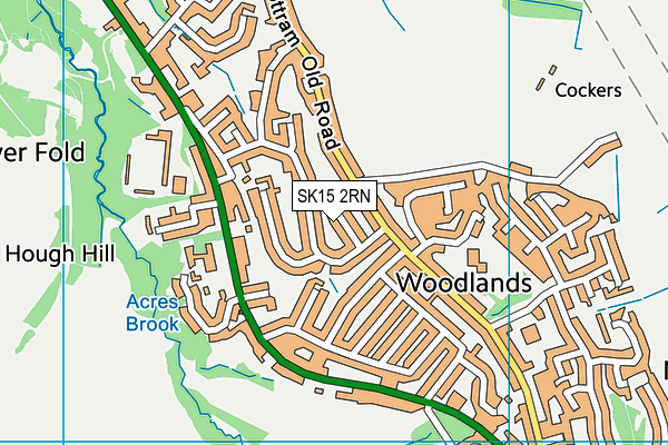SK15 2RN map - OS VectorMap District (Ordnance Survey) SK15 2RN map - OS VectorMap District (Ordnance Survey)