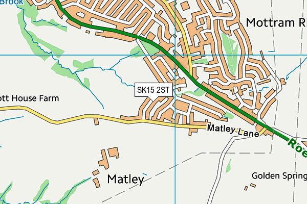 SK15 2ST map - OS VectorMap District (Ordnance Survey) SK15 2ST map - OS VectorMap District (Ordnance Survey)