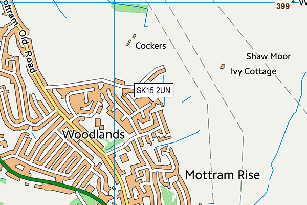 SK15 2UN map - OS VectorMap District (Ordnance Survey) SK15 2UN map - OS VectorMap District (Ordnance Survey)