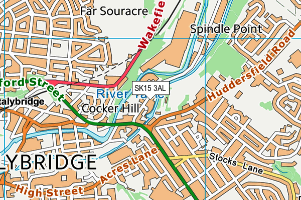 SK15 3AL map - OS VectorMap District (Ordnance Survey) SK15 3AL map - OS VectorMap District (Ordnance Survey)