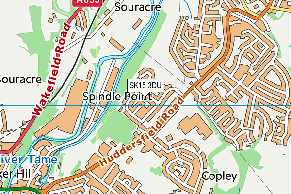 SK15 3DU map - OS VectorMap District (Ordnance Survey) SK15 3DU map - OS VectorMap District (Ordnance Survey)