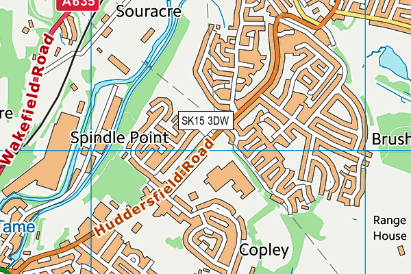 SK15 3DW map - OS VectorMap District (Ordnance Survey) SK15 3DW map - OS VectorMap District (Ordnance Survey)
