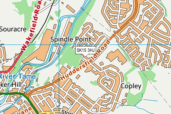 SK15 3HJ map - OS VectorMap District (Ordnance Survey) SK15 3HJ map - OS VectorMap District (Ordnance Survey)