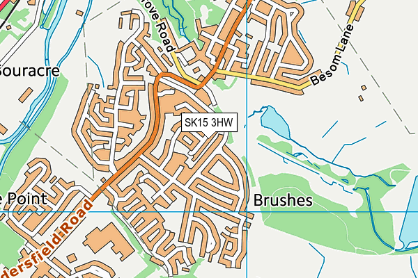 SK15 3HW map - OS VectorMap District (Ordnance Survey) SK15 3HW map - OS VectorMap District (Ordnance Survey)