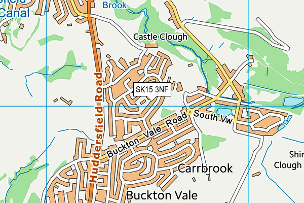 SK15 3NF map - OS VectorMap District (Ordnance Survey) SK15 3NF map - OS VectorMap District (Ordnance Survey)