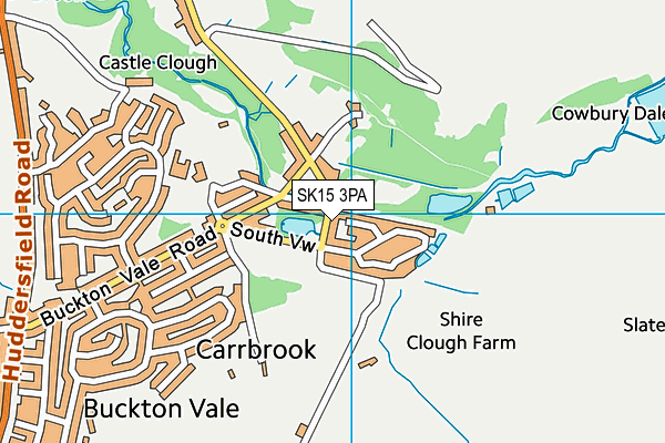 SK15 3PA map - OS VectorMap District (Ordnance Survey) SK15 3PA map - OS VectorMap District (Ordnance Survey)