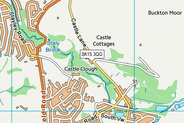 SK15 3QG map - OS VectorMap District (Ordnance Survey) SK15 3QG map - OS VectorMap District (Ordnance Survey)